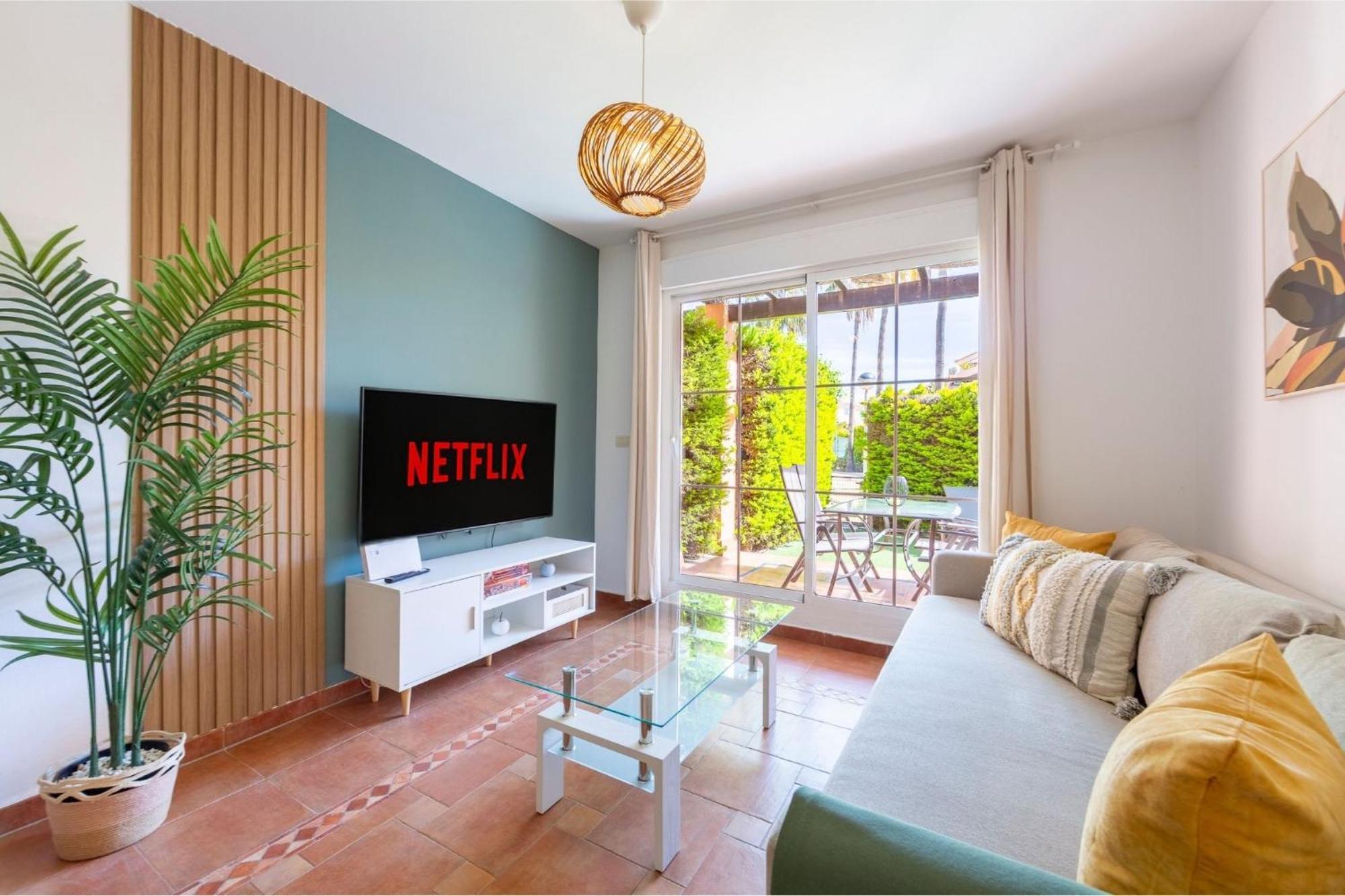 Jardin Privado # Netflix # Playa A 8Min # Wifi # Familia # Apartamento Vera Extérieur photo