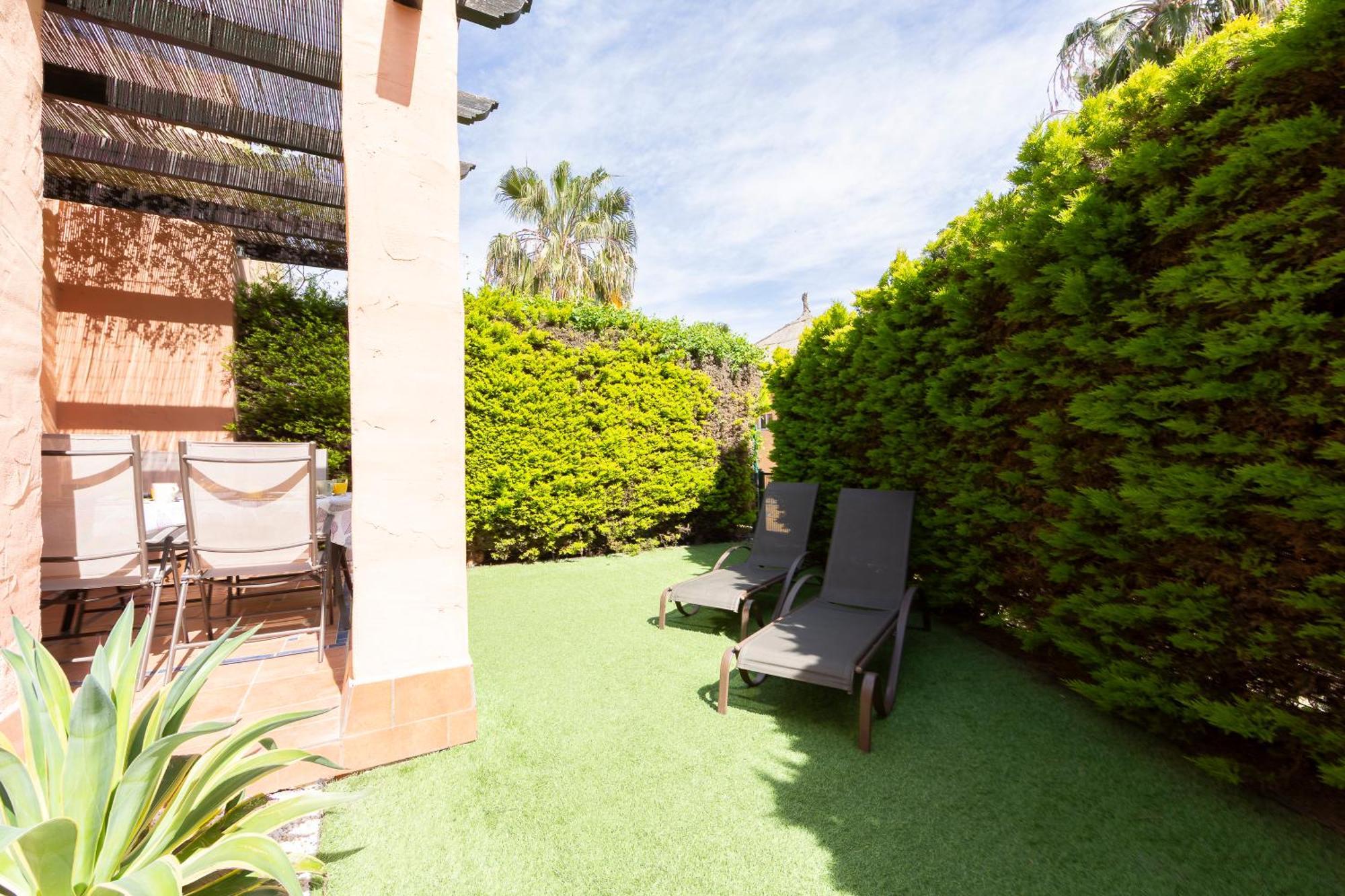 Jardin Privado # Netflix # Playa A 8Min # Wifi # Familia # Apartamento Vera Extérieur photo